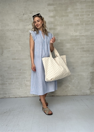 Laure kjole Light Blue Stripe Secnd Female 